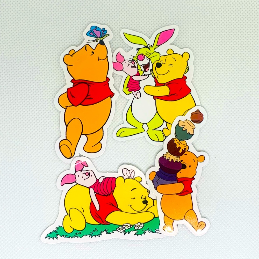 4 Winnie the Pooh stickers